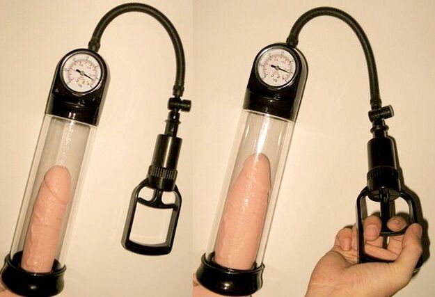Vacuum pump in action – the process of penis enlargement