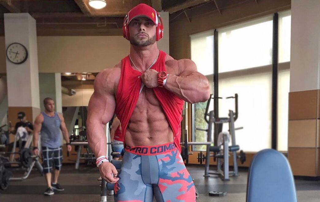 Sport -changed man in the gym